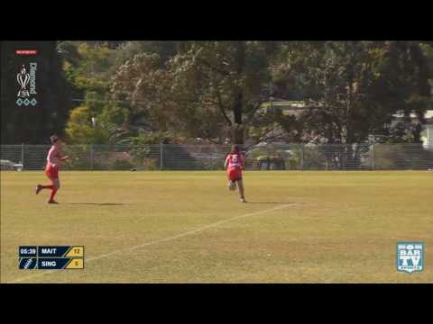 2017 BDAFL GE Women's Round 17 - Maitland Saints V Singleton Roosters