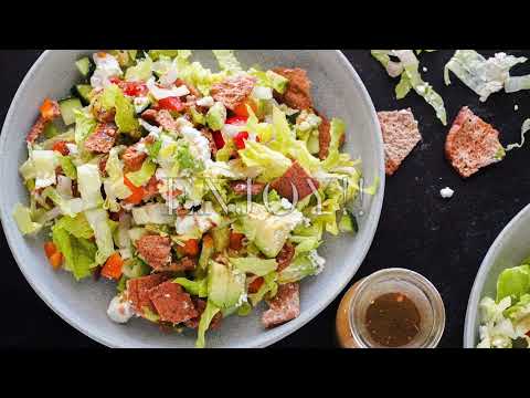 Greek Panzanella with Avocado