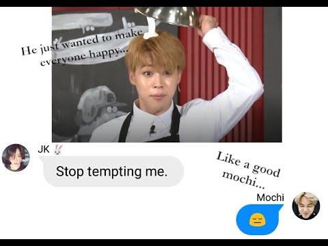BTS Texts - Jimin is trying to make a cake...