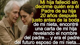 Antes de la boda de mi nieta, supe que el padre de mi nieta, es el padre de su futuro esposo..