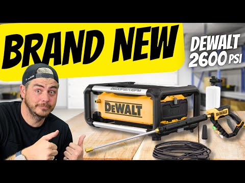 NEW DEWALT 2600psi PRESSURE WASHER | Full Review and Test