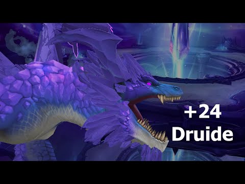 Azurblaues Gewölbe +24 | WoW Dragonflight M+ Dungeon Commentary - Heal Druide