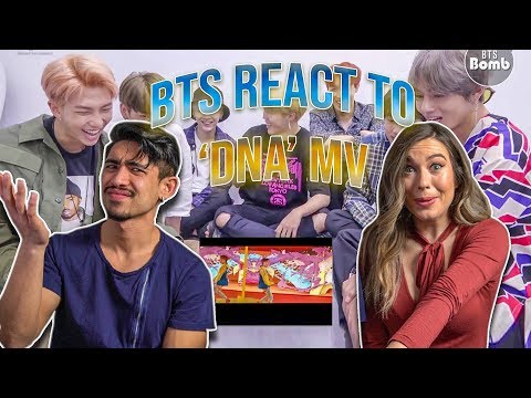 Mexinese Couple Reacts to BTS Reacting To BTS 'DNA' MV