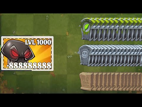 All Plants POWER UP vs 3 Gravestones - Who Will Win? - PvZ 2 Challenge