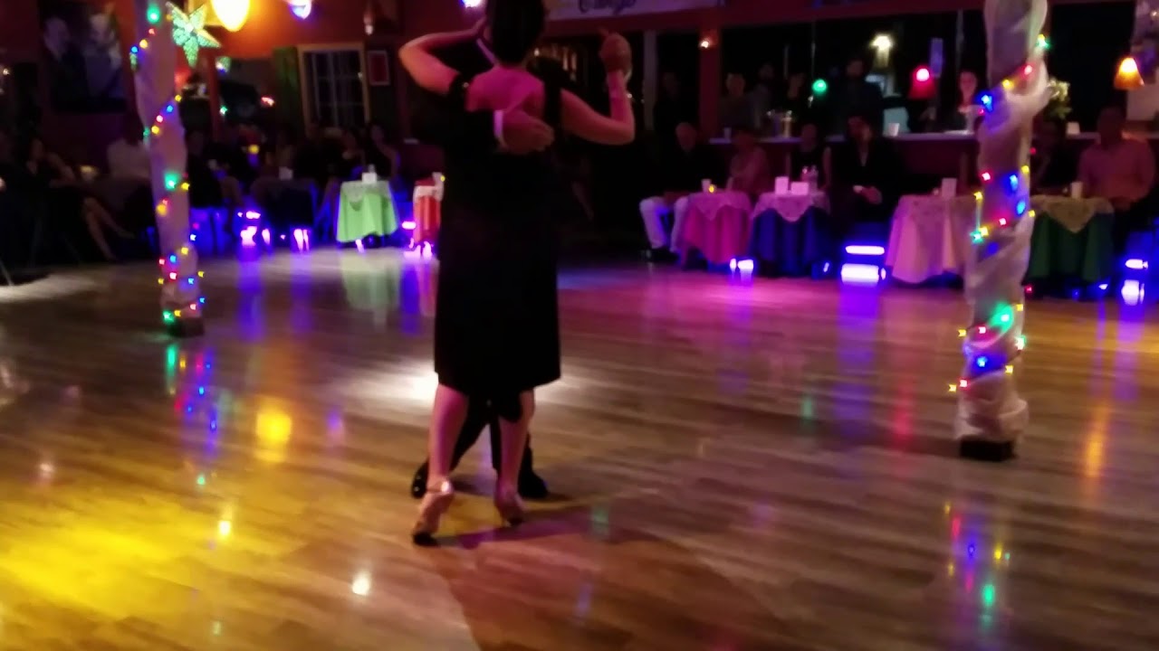 Florencia Borgnia & Marcos Pereira at El Encuentro,  The Tango Room in Sherman Oaks,  CA.