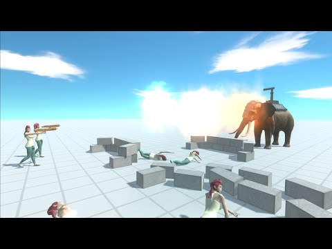 6 × Crossbow Aneko vs All Units | Animal Revolt Battle Simulator