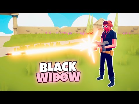 BLACK WIDOW vs EVERY FACTION | TABS Unit Creator Gameplay