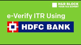 How to e-Verify ITR Using HDFC Net Banking