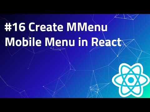 16 Create Mmenu in React | Burger Menu | Mobile Menu | Mobile Responsive Navigation | Menu Example