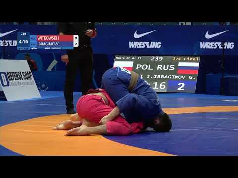 1/4 Men's GP Gi - 71 kg: J. WITKOWSKI (POL) v. G. IBRAGIMOV (RUS)