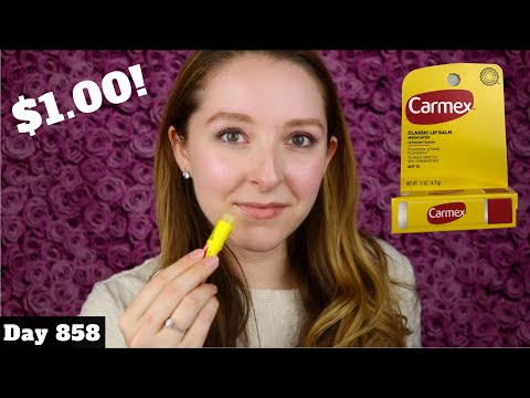 CARMEX CLASSIC LIP BALM MEDICATED REVIEW | DOLLAR TREE FINDS