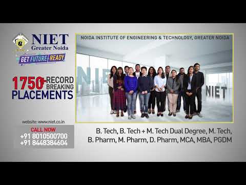 Niet Noida Institute of Engineering & Technology - Admission 2026, Fees ...