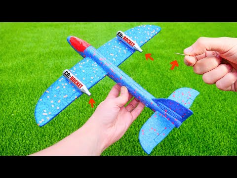 Experiment: CO2 Cartridge Powered Airplane!