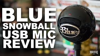 Video thumbnail for Blue Snowball USB Microphone Review / Test by Podcastage