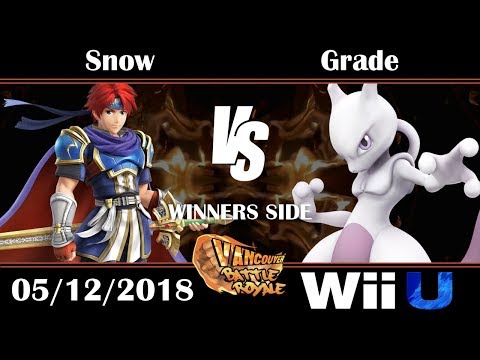 VBR Smash 4 Singles: Pools - Snow (Roy) vs Grade (Mewtwo)