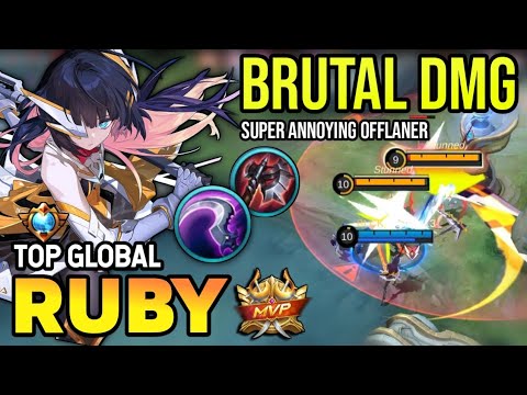 RUBY BEST BUILD 2023 | TOP GLOBAL RUBY GAMEPLAY | MOBILE LEGENDS✓
