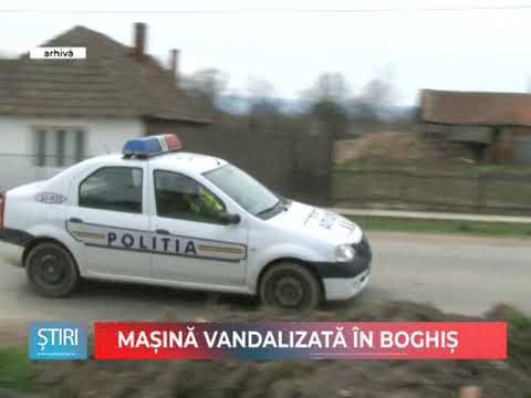 MASINA VANDALIZATA IN BOGHIS