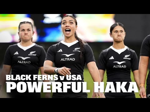 The Most Passionate HAKA Ever 🔥 | Black Ferns vs USA