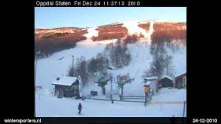 preview picture of video 'Oppdal Oppdal - Stølen webcam time lapse 2010-2011'