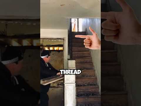 Trap in abandoned house😱#shorts