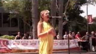 Savannah Robinson sings at LA Pride 2010