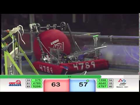 Match 21 - NYC Regional 2014 (Aerial Assist)