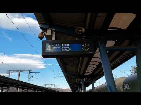 Anunț tren IR 1880 (Constanța - Brașov) gara Câmpina
