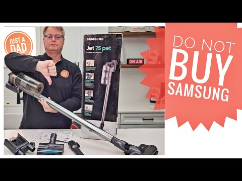 SAMSUNG Jet 75 Cordless Stick Vacuum- Why I don't like this one.