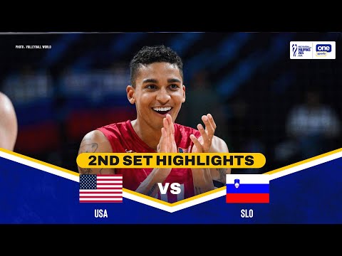 USA vs. SLOVENIA | SET 2 HIGHLIGHTS | 2025 FIVB MEN’S WORLD CHAMPIONSHIP | SEPT 22, 2025
