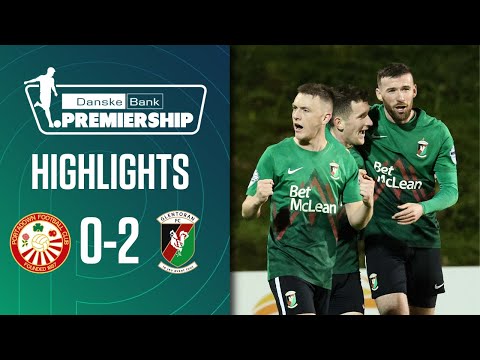 Glens back to winning ways at Shamrock Park | Portadown 0-2 Glentoran | Irish League Highlights