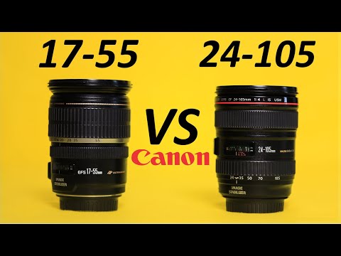 CANON 17-55 f2.8 vs 24-105 f4 | lens comparison