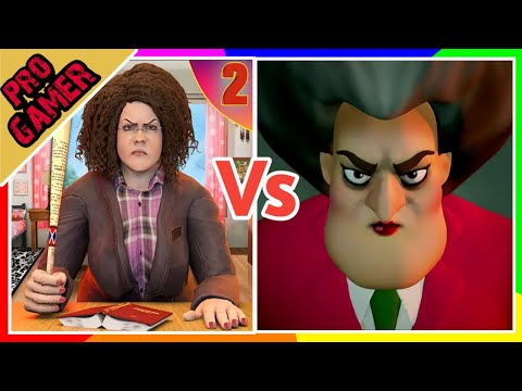 Scare Scary bad teacher Vs Scary teacher | Easy Spider Prank | Prank game | Pro Gamer