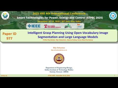 Intelligent Grasp Planning using Open Vocabulary Image Segmentation and LLM