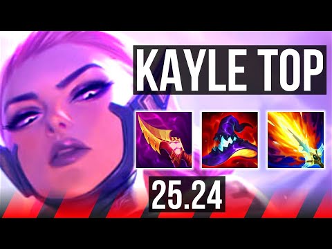 KAYLE vs VOLIBEAR (TOP) | 12/1/7, 44K damage | EUNE Master | 25.24