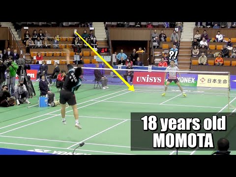 18 years old Kento Momota  already world level?!