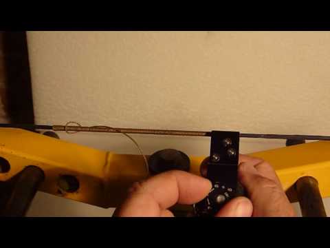 Mittelwicklung der (Armbrust-)Sehne erneuen