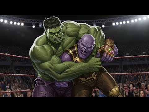 I Put All Avengers in Battle Royale Match - WWE [4K]