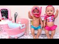 Baby Born Twins Bathroom Adventure PLAY DOLLS 26min
