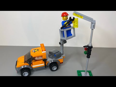 LEGO® City - 60054 Reparaturwagen / Light Repair Truck | speed build | Review