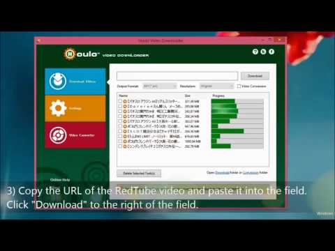 How to batch download high quality RedTube videos