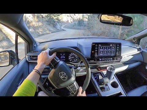 2023 Toyota Sienna XLE Woodland AWD - POV Test Drive (Binaural Audio)