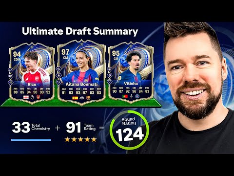 INSANE TOTY MIDFIELDERS 124 FUT DRAFT CHALLENGE!!!