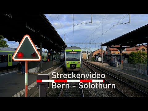 Cab ride / Führerstandsmitfahrt S44 Bern - Burgdorf - Solothurn