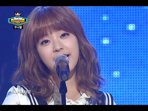 JUNIEL - I think I’m in love, 주니엘 - 연애하나 봐, Show Champion 20141022