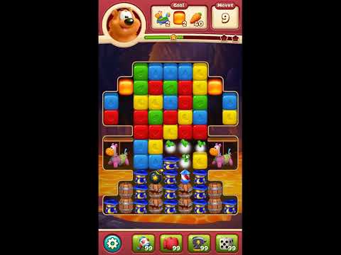 Toon Blast Level 6753 - NO BOOSTERS 🐻🐺🐱 | SKILLGAMING ✔️