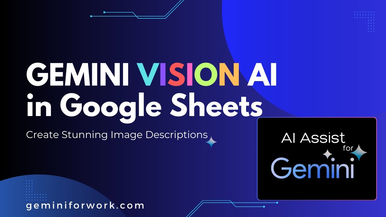 Google Gemini Vision AI | How to create product image descriptions in Sheets