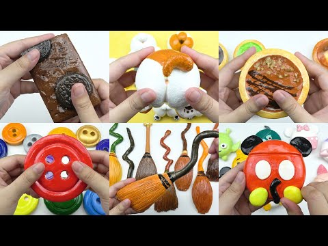 😴1Hour Clay Cracking Compilation #25 - Stress Relief II Insomnia treatment II ASMR #claycracking