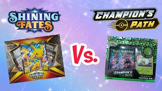 Good Charizard Hunting!! Opening Champions Path and Shining Fates!!