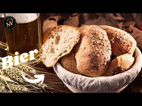 Die besten Bierbrötchen - einfache Semmeln mit Bier🍺