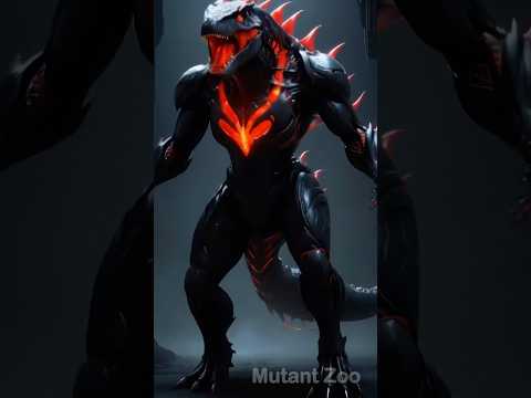 Venom X T-Rex: The Ultimate Mutant Beast #Shorts #FusionAnimals #Venom #TRex